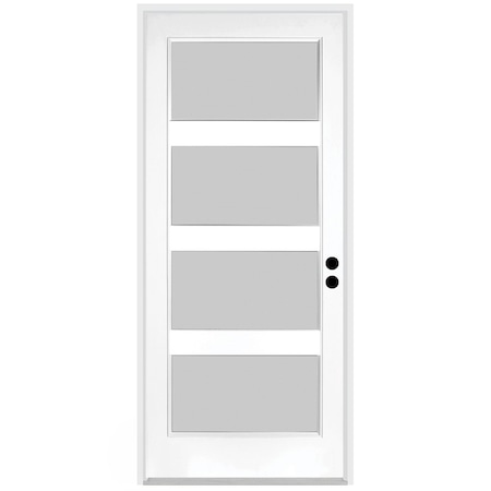 Trimlite Exterior Single Door, Left Hand/Inswing, 1.75 Thick, Fiberglass 3068LHISPSF20F4LS491615M